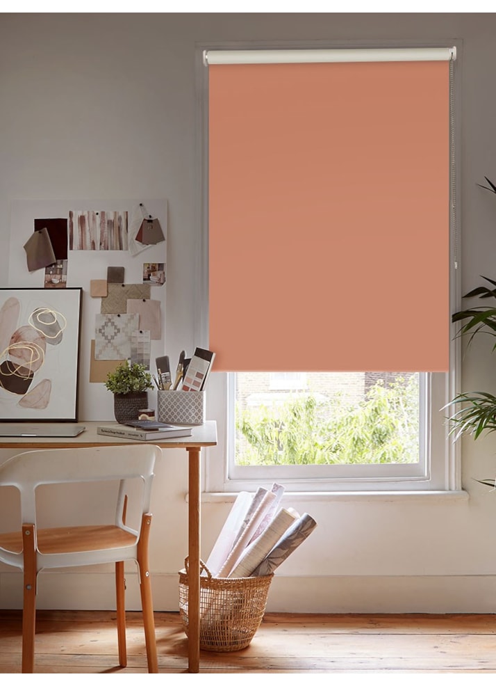 Amphora Terracotta Premium Blackout Thermal Roller Blind