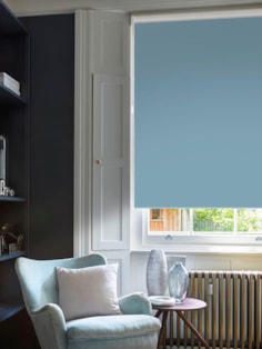 Cornfield Blue Premium Blackout Thermal Roller Blind