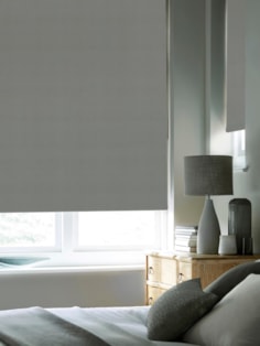 Elegant Grey Premium Blackout Thermal Roller Blind