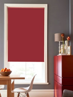 Garnet Red Blackout Thermal Roller Blind