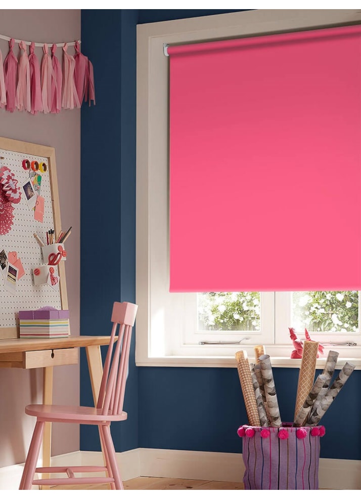 Guava Blackout Thermal Roller Blind