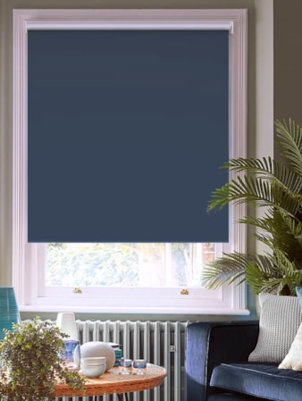 Midnight Navy Premium Blackout Thermal Roller Blind