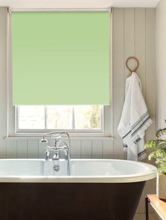 Pale Pistachio Premium Blackout Thermal Roller Blind