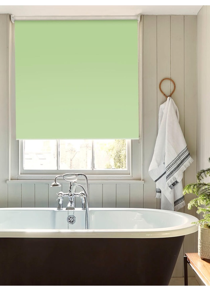 Pale Pistachio Premium Blackout Thermal Roller Blind