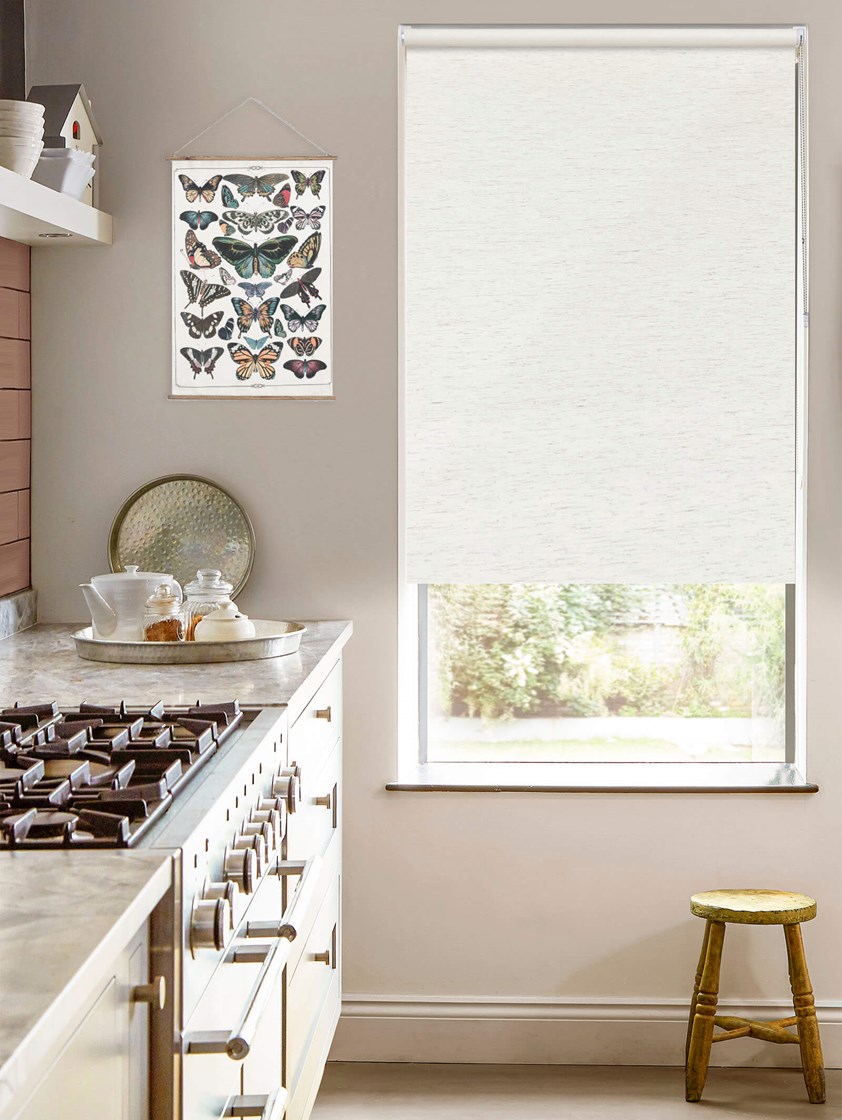 Linen Blackout Thermal Roller Blind