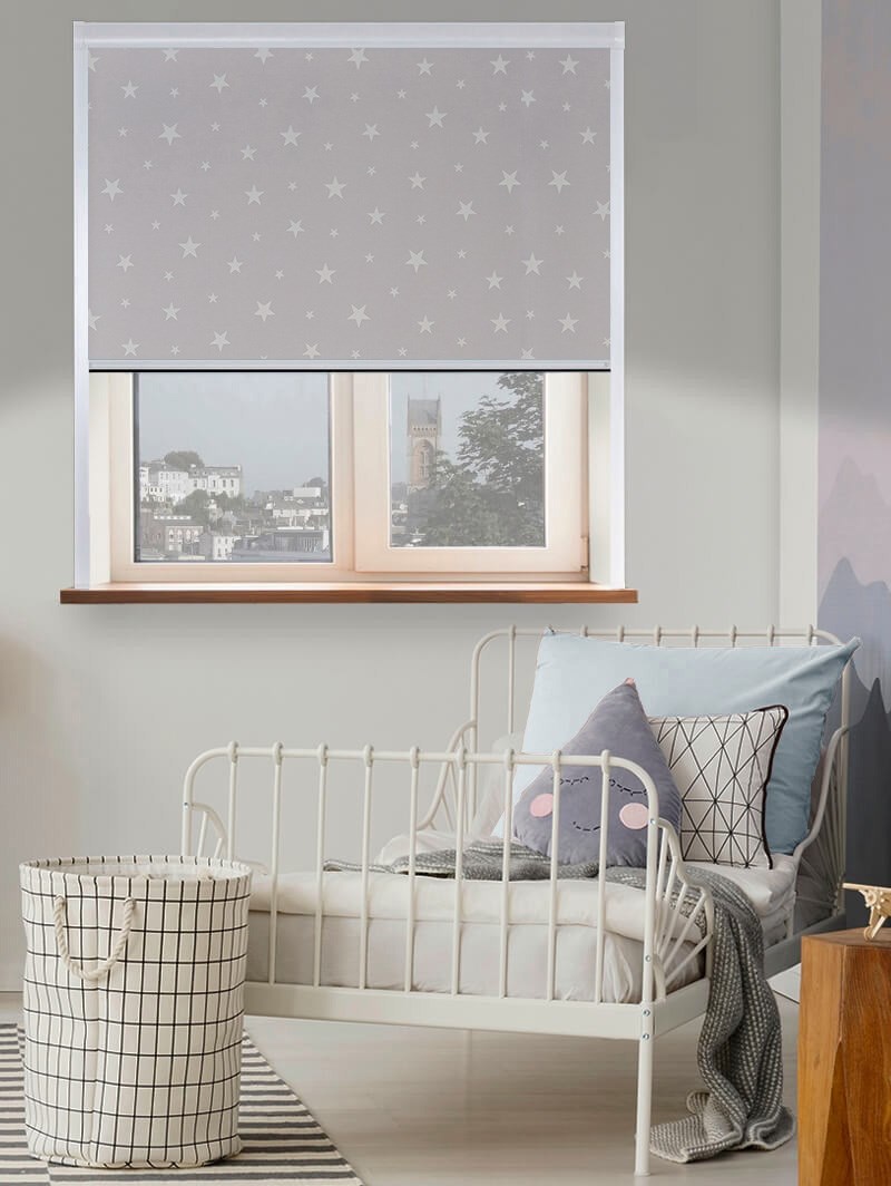 Glow In The Dark Stars Total Blackout Roller Blind