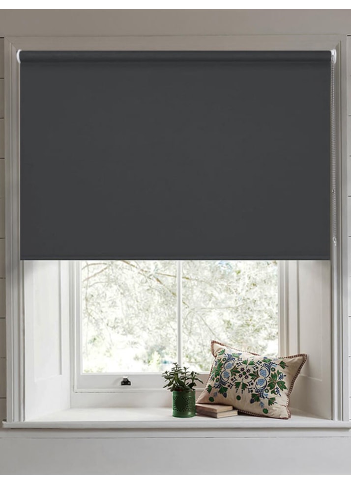 Zinc Blackout Thermal Roller Blind