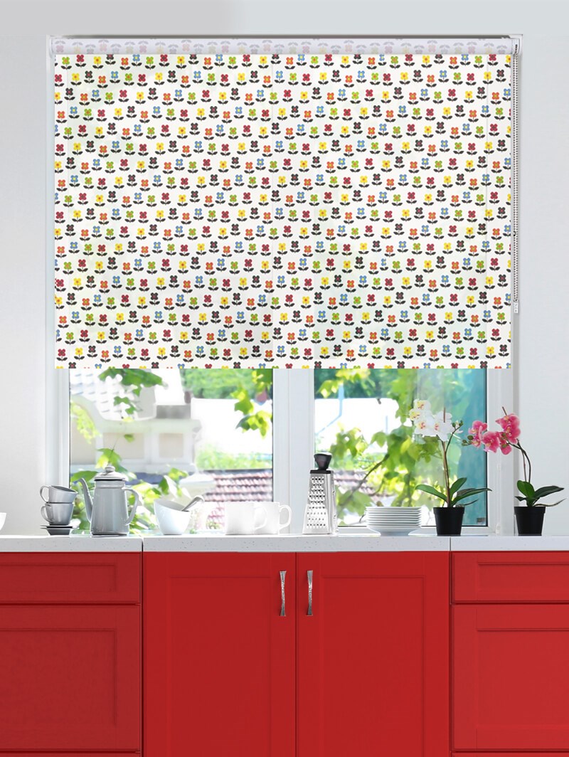 Flower Power Daylight Floral Roller Blind