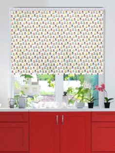 Flower Power Dim Out Floral Roller Blind