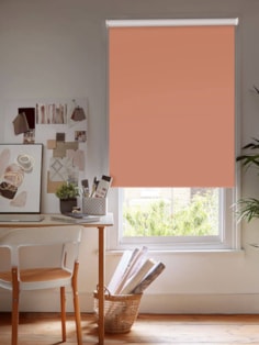 Amphora Terracotta Premium Blackout Spring Loaded Roller Blind