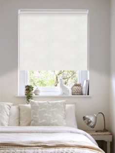 Linen Blackout Cordless Spring Loaded Roller Blind