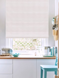 Hampton Sculpture Blackout Roman Blind