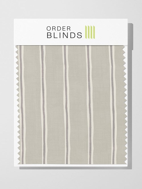 Rowing Stripe Flint Roman Blind