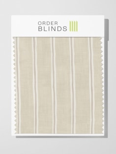 Rowing Stripe Pebble Roman Blind