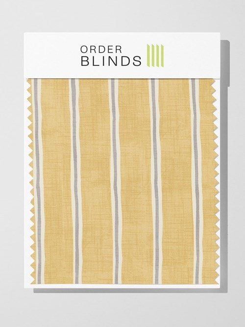 Rowing Stripe Sand Roman Blind