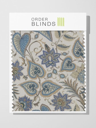 Silk Road Sapphire Roman Blind