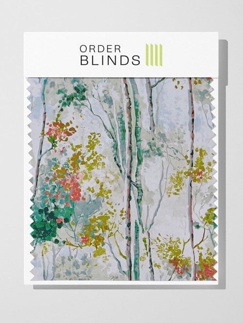 Silver Birch Willow Roman Blind