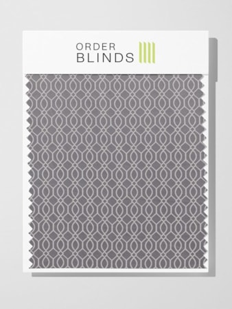 Skyscraper Chrome Roman Blind