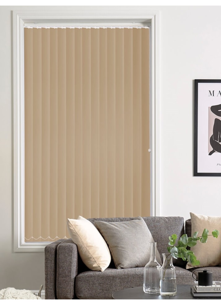 Spiced Brown Blackout 89mm Vertical Blind Replacement Slats