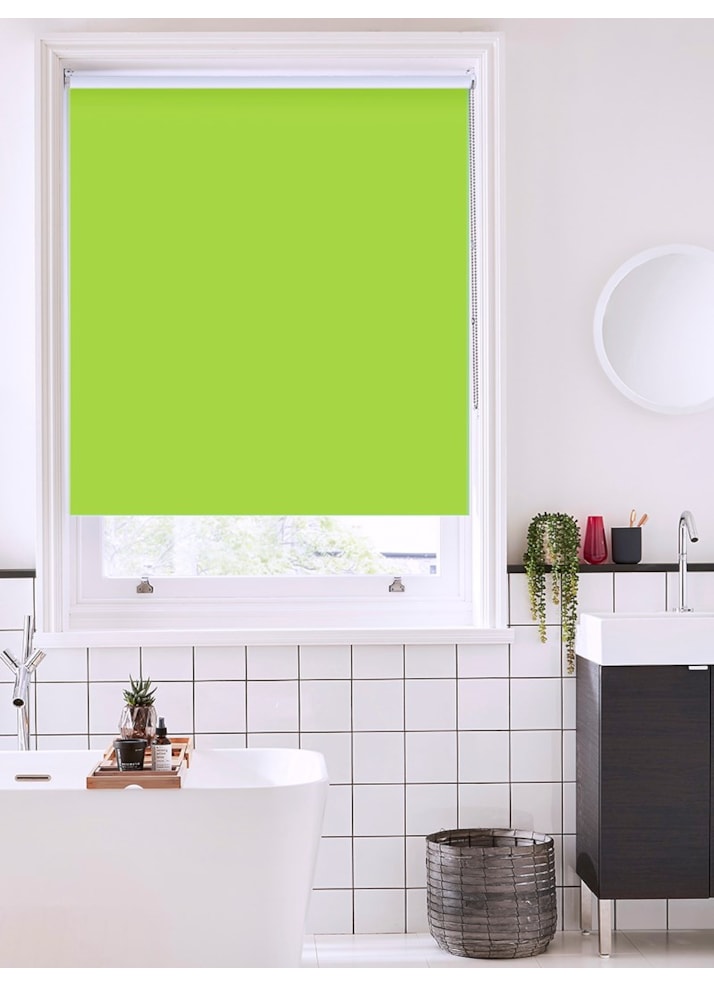 Stem Green Bathroom Roller Blind