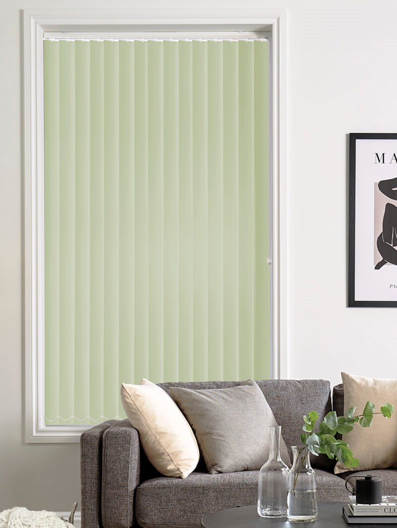 Tiree Meadow 89mm Blackout Vertical Blind