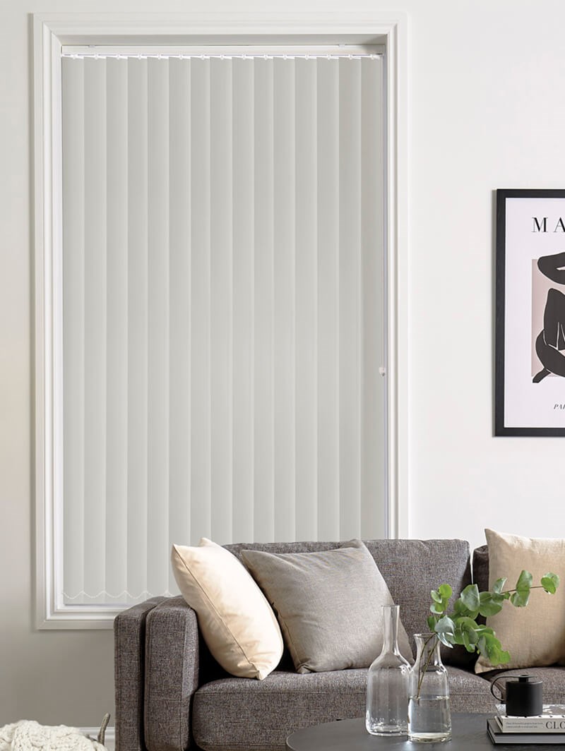 Pebble Blackout 89mm Vertical Blind Replacement Slats