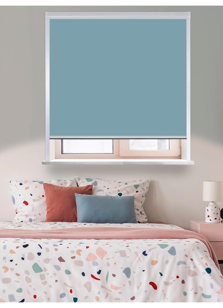 Classic Coastal Shores Total Blackout Roller Blind