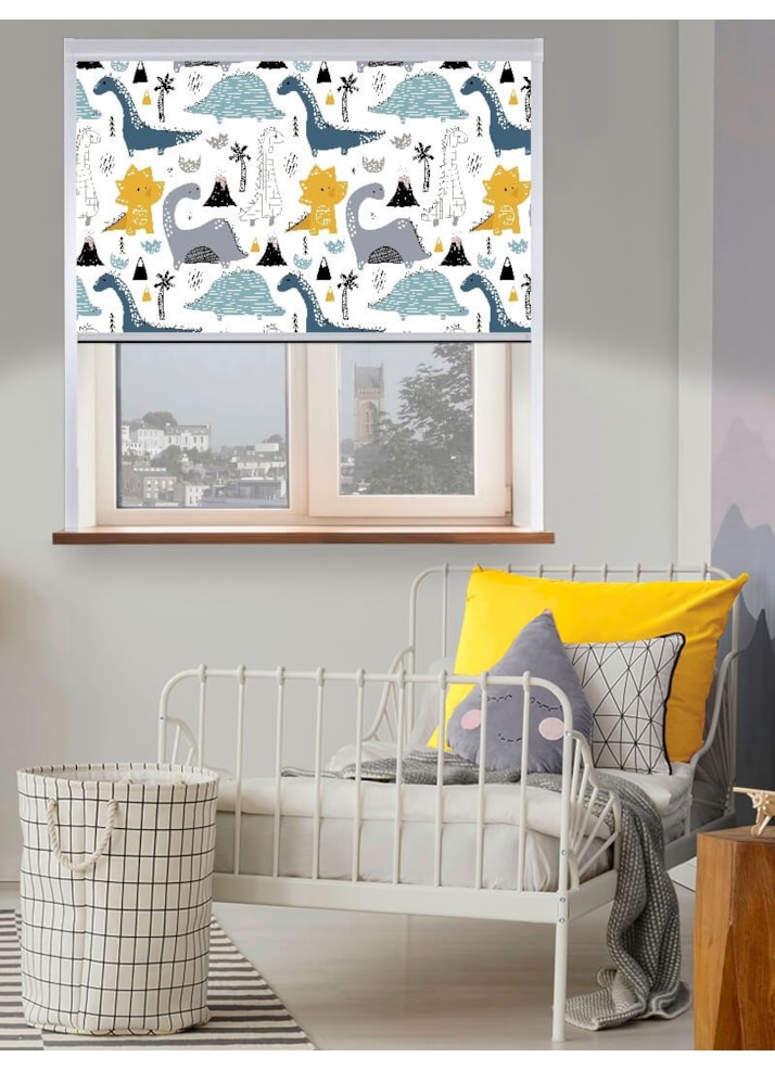 Designer Dinos Total Blackout Roller Blind