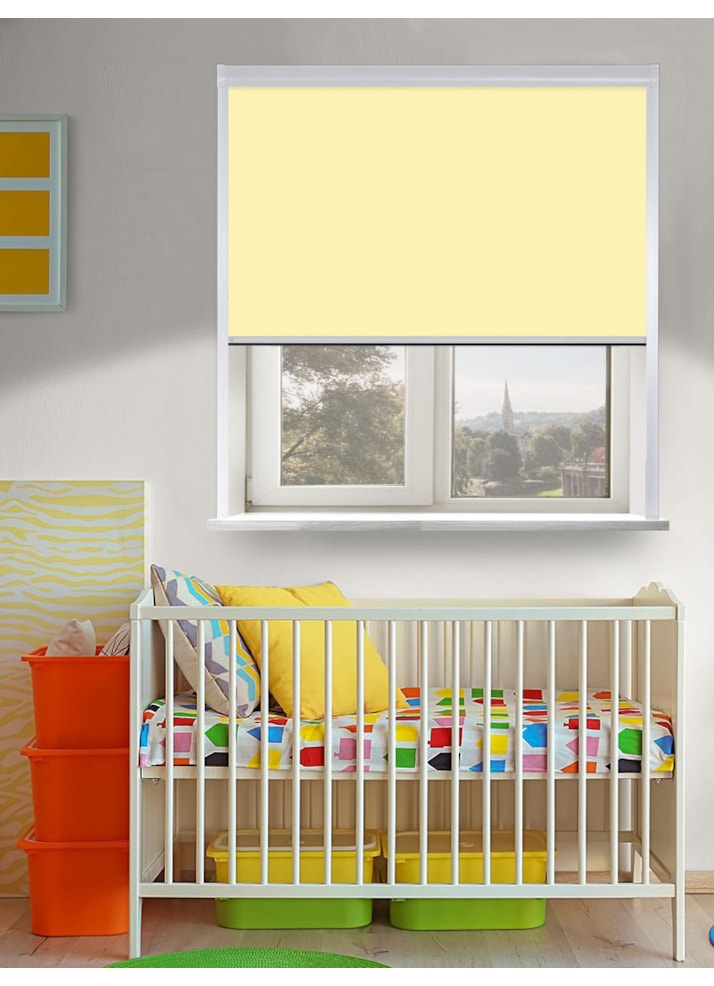 Thermal Plus Lemon Meringue Total Blackout Roller Blind