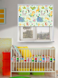 Safari Party Total Blackout Roller Blind