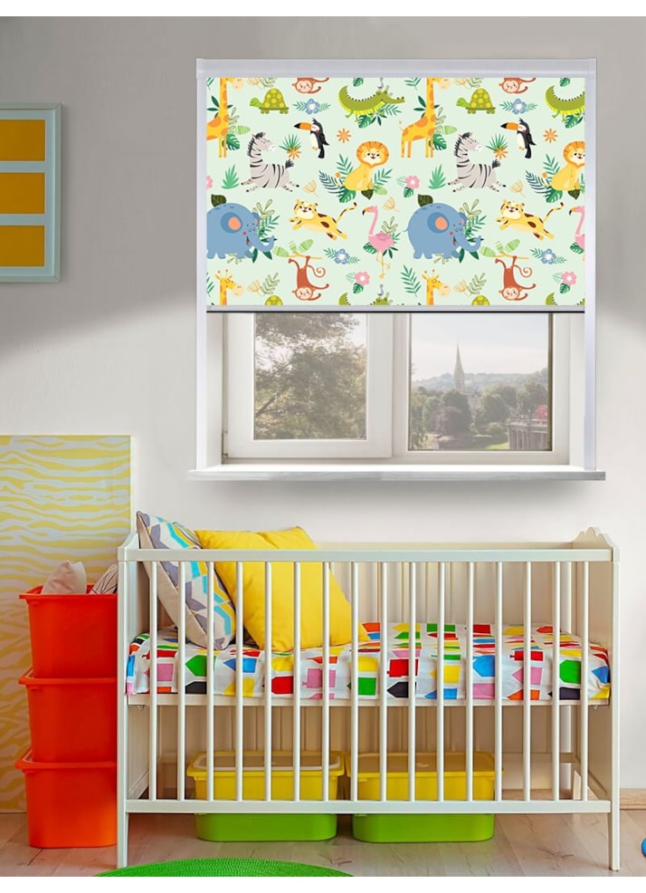 Safari Party Total Blackout Roller Blind