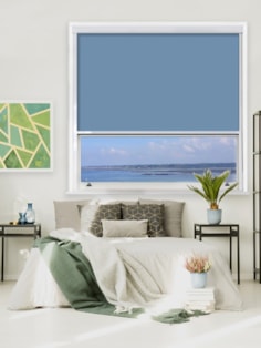 Coastal Shores Chain Operated Total Blackout Roller Blind | For Extra Large Windows