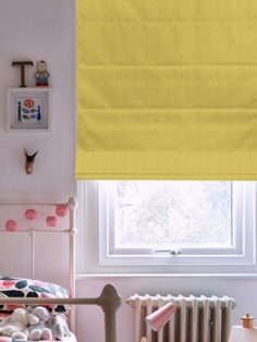 Tribeca Chartreuse Blackout Roman Blind