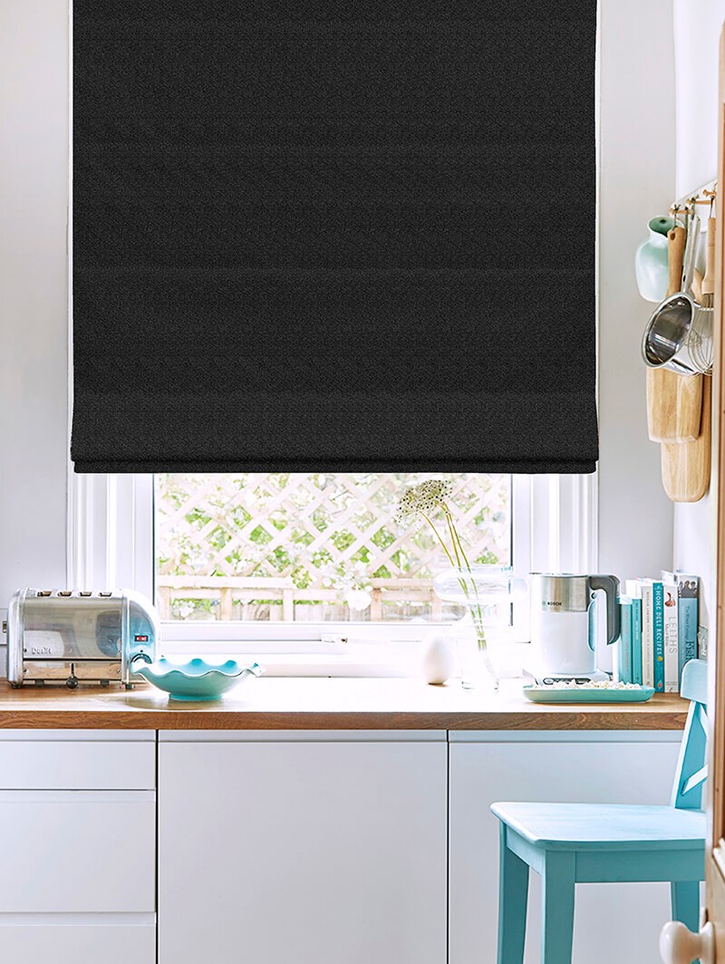 Tribeca Crow Blackout Roman Blind