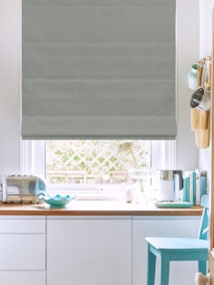 Tribeca Iron Blackout Roman Blind