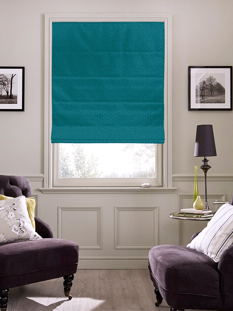 Tribeca Kingfisher Blackout Roman Blind