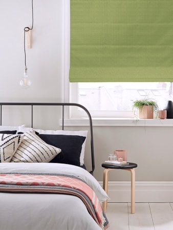 Tribeca Matcha Blackout Roman Blind