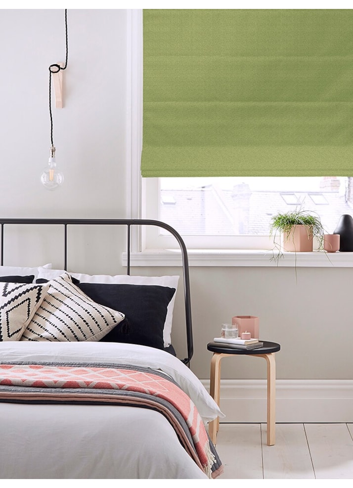 Tribeca Matcha Blackout Roman Blind