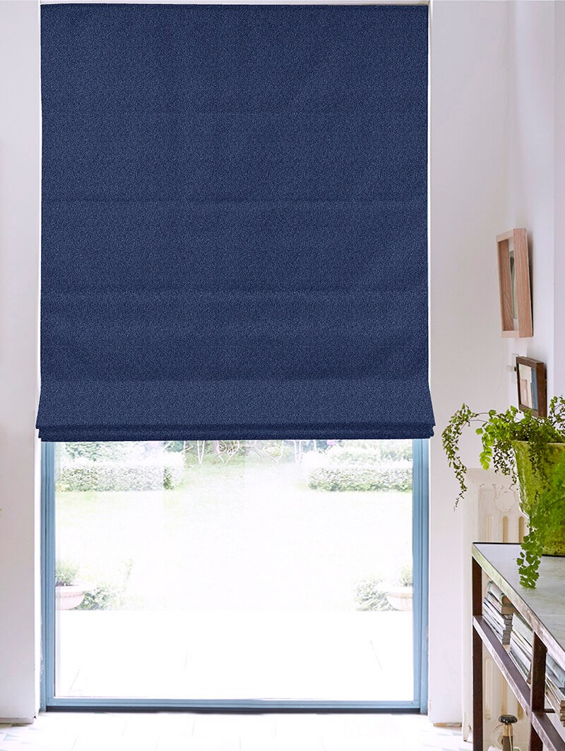 Tribeca Midnight Blackout Roman Blind