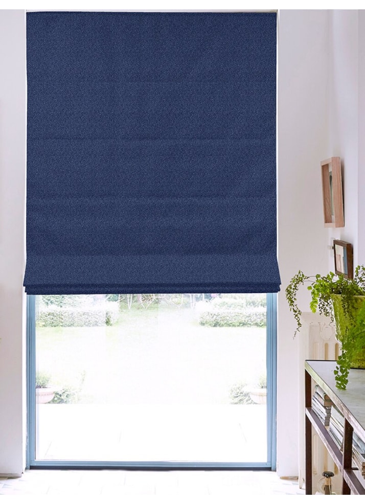 Tribeca Midnight Blackout Roman Blind