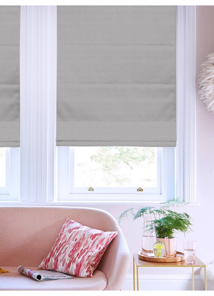 Tribeca Steel Blackout Roman Blind