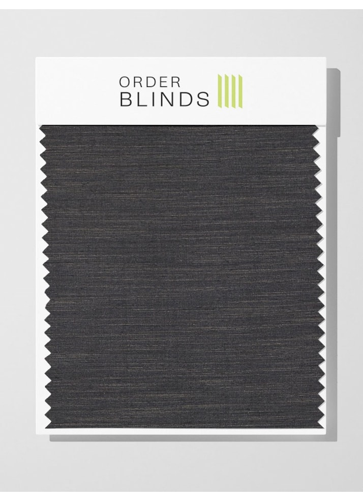 Tussah Anthracite Roman Blind