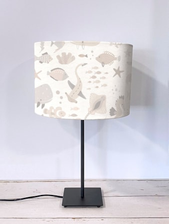 Under The Sea Natural Lampshade