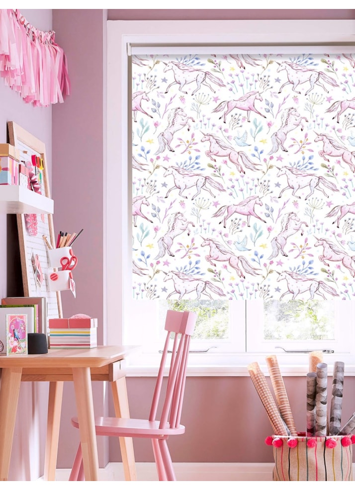 Unicorn Meadow Blackout Roller Blind