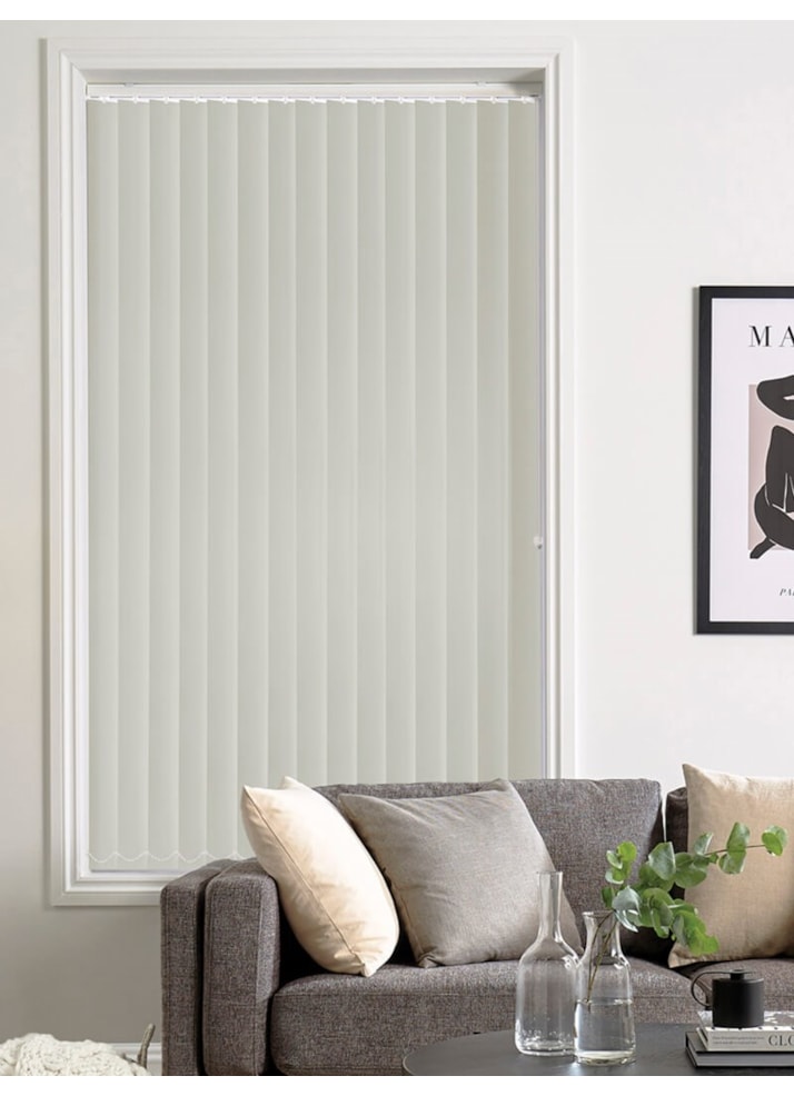 Steely Grey 89mm Blackout Vertical Blind