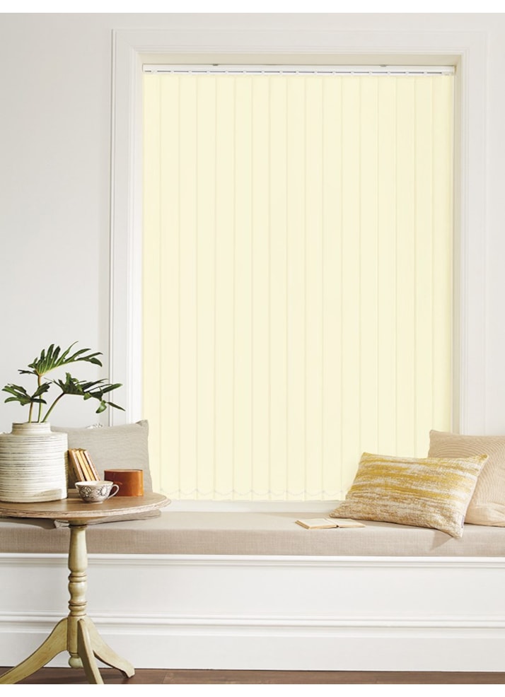 Cream 89mm Blackout Vertical Blind