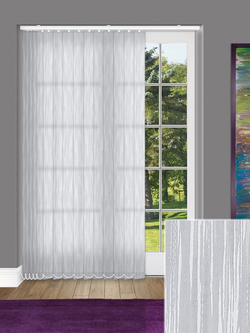 Birch Mist 89mm Daylight Vertical Blind