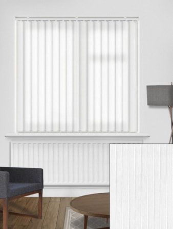 Candy Stripe Frost 89mm Daylight Vertical Blind