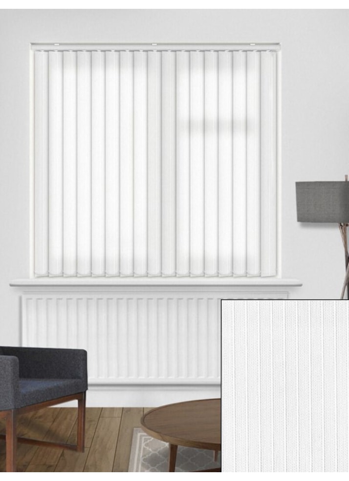 Candy Stripe Frost 89mm Daylight Vertical Blind