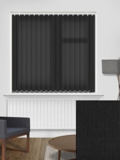 Candy Stripe Onyx 89mm Daylight Vertical Blind